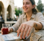 Adjustable Multicolor Electroplated Ring