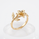 Golden Sakura Bloom Ring