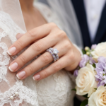 טבעת זירקוניה מבריקה בעיצוב אלגנטי, מתאימה לכל אירוע מיוחד.