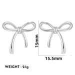 Risamil 14K Gold Plated Necklace for Women - Bow Necklace - Dainty Necklace Cute Small Tiny Bow Pendant Choker Chain Necklace Trendy Necklaces for Women Jewelry Gift - Image 6