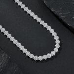 NURA Pure Radiance – Moissanite Platinum-Plated Pendant Necklace - Image 2