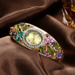 Flower diamond bracelet watch ladies bracelet watch - Image 4