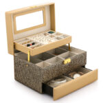 Organizing Box Flannel Storage Jewelry Box Jewelry Tray - Image 6