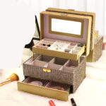 Organizing Box Flannel Storage Jewelry Box Jewelry Tray - Image 5