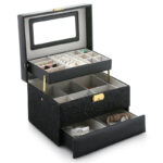 Organizing Box Flannel Storage Jewelry Box Jewelry Tray - Image 2