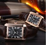 Square Couple Watch Ladies Casual Belt Watch - Image 4