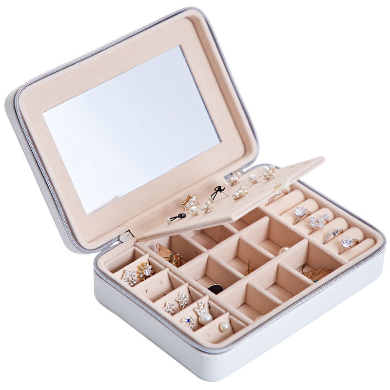 1614417691566.jpg Jewelry Organizer Box for Rings and Earrings – Multifunction Storage Case for Women - Image 1