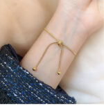 Simple Thin Bracelet For Women And Men Elegant Personality Adjustable Bracelets Silver Color Korean Girls Friendship Jewelry - Image 10