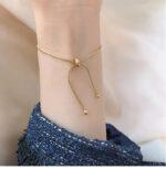Simple Thin Bracelet For Women And Men Elegant Personality Adjustable Bracelets Silver Color Korean Girls Friendship Jewelry - Image 4