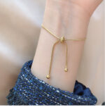 Simple Thin Bracelet For Women And Men Elegant Personality Adjustable Bracelets Silver Color Korean Girls Friendship Jewelry - Image 2