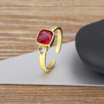 Elegant Micro-Pave Heart-Shaped Diamond Ring For Women - Image 2