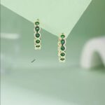 Simple Colorful Fashion S925 Sterling Silver Earrings - Image 2
