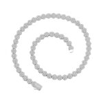 NURA Pure Radiance – Moissanite Platinum-Plated Pendant Necklace - Image 3