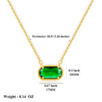 Zircon Necklace In Instagram Style Featuring The 12 Birthstones - Image 6