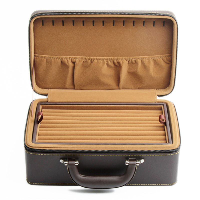 4698172921457.jpg Luxury Jewelry Storage Suitcase – Large Organizer Box for Travel, Rings, Necklaces & Accessories - Image 1