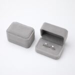 Velvet Jewelry Ring Box – Flannelette Storage Case for Engagement, Wedding & Gift