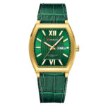 Luxury Dual Calendar Leather Couple Watch Set