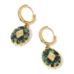 Retro Natural Stone Titanium Steel No Fading Niche Affordable Luxury Fashion Earrings - Image 6