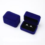 Velvet Jewelry Ring Box – Flannelette Storage Case for Engagement, Wedding & Gift - Image 2