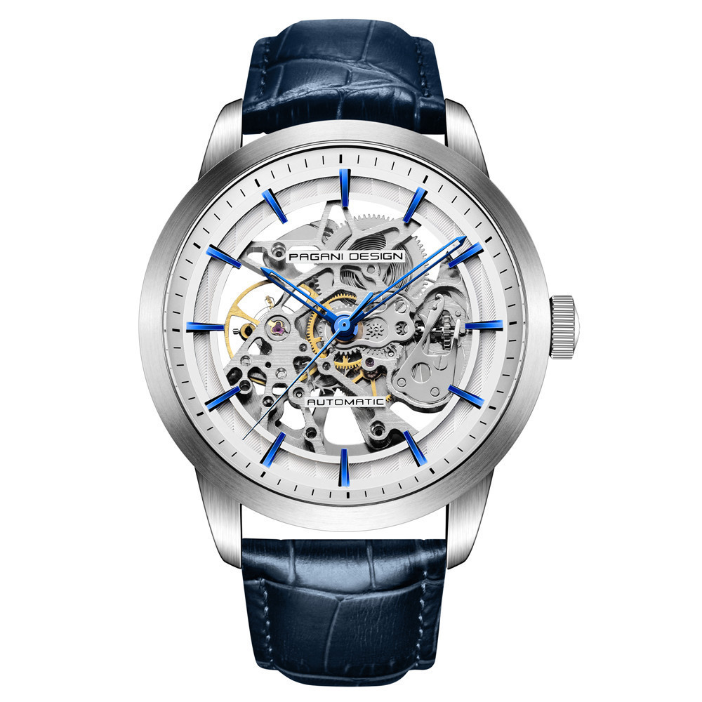 7572829870954.jpg Men's hollow automatic mechanical watch - Image 1