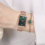 Women's Fashion Casual Square Steel With Quartz Watch - Image 4