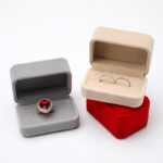 Velvet Jewelry Ring Box – Flannelette Storage Case for Engagement, Wedding & Gift - Image 6