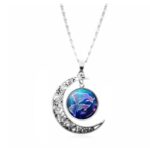 Starry Sky Animal 12 Constellation Moon Necklace Time Stone Pendant - Image 3