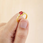 Elegant Micro-Pave Heart-Shaped Diamond Ring For Women - Image 6