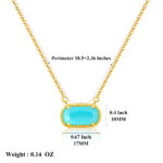 Zircon Necklace In Instagram Style Featuring The 12 Birthstones - Image 8