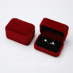 Velvet Jewelry Ring Box – Flannelette Storage Case for Engagement, Wedding & Gift - Image 4