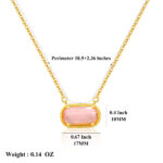 Zircon Necklace In Instagram Style Featuring The 12 Birthstones - Image 5