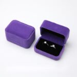 Velvet Jewelry Ring Box – Flannelette Storage Case for Engagement, Wedding & Gift - Image 5