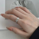 Thorn Open Ring For Women, Dark Zircon Luxury Niche Design, INS Trendy Cool Index Finger Ring - Image 3