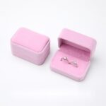 Velvet Jewelry Ring Box – Flannelette Storage Case for Engagement, Wedding & Gift - Image 3
