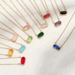 Zircon Necklace In Instagram Style Featuring The 12 Birthstones - Image 3
